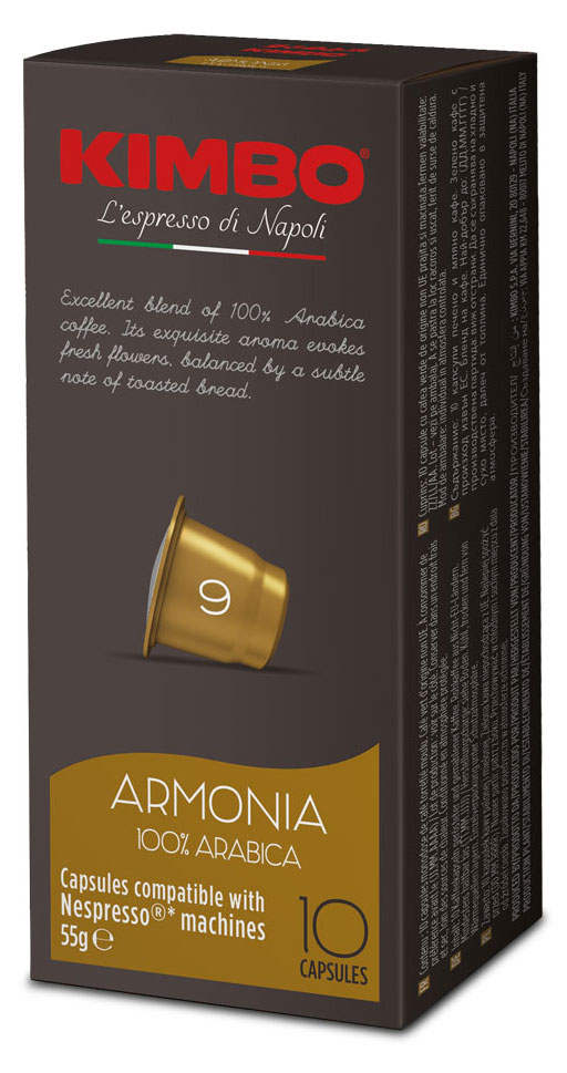 

Капсулы KIMBO ARMONIA 100% Arabica, 10 шт