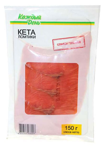 

Кета слабосоленая Каждый день ломтики, 150 г