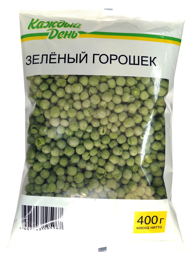 

Зеленый горошек Каждый день замороженный, 400 г