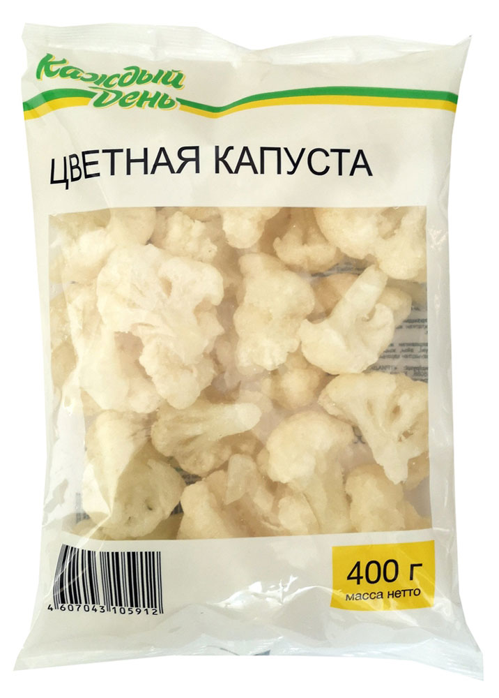 

Капуста цветная Каждый день замороженная, 400 г