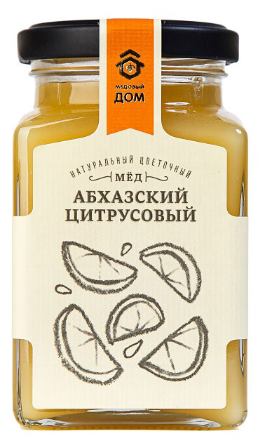 

Мед Медовый дом Абхазский цитрусовый, 320 г