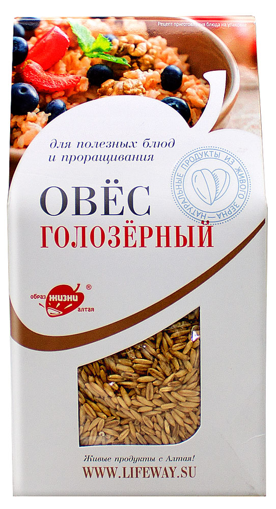 

Овёс Образ жизни Алтая голозёрный, 500 г