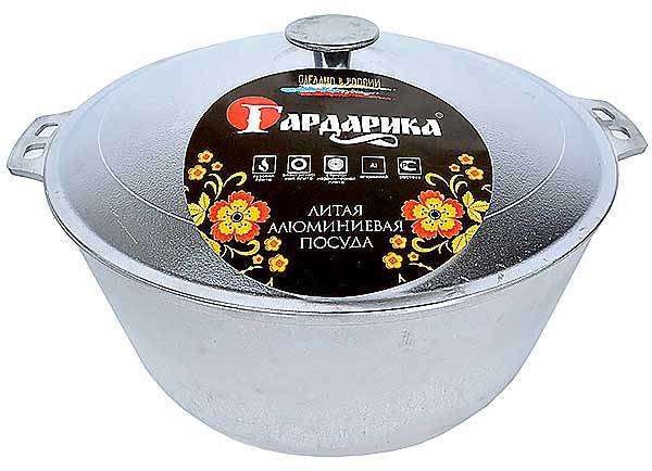 

Казан Гардарика с крышкой алюминиевый, 10 л