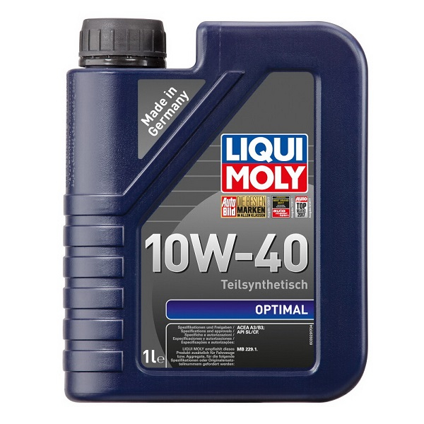 

Масло моторное Liqui Moly Optimal 10W40 полусинтетическое, 1 л