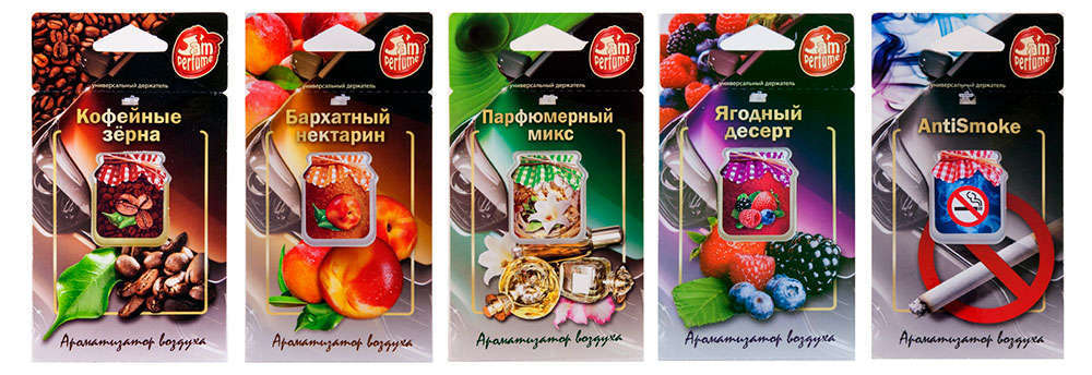 

Ароматизатор Jam Perfume мембранный подвесной