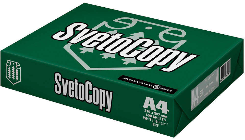 

Бумага для принтера SvetoCopy А4 белая, 500 л