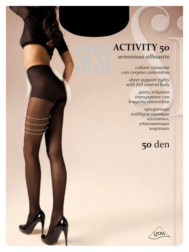 

Колготки SiSi Activity 50 den nero, размер 3