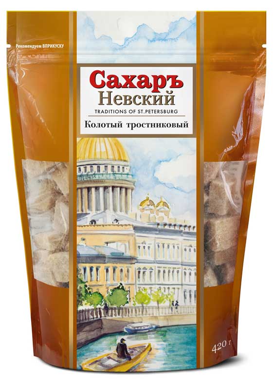 

Сахар тростниковый Невский колотый, 420 г