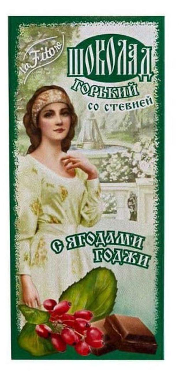 

Шоколад laFITOre горький на изомальте мальтитоле и стевии с годжи, 100 г