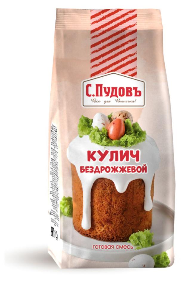 

Смесь для выпечки С.Пудовъ Кулич бездрожевой, 400 г