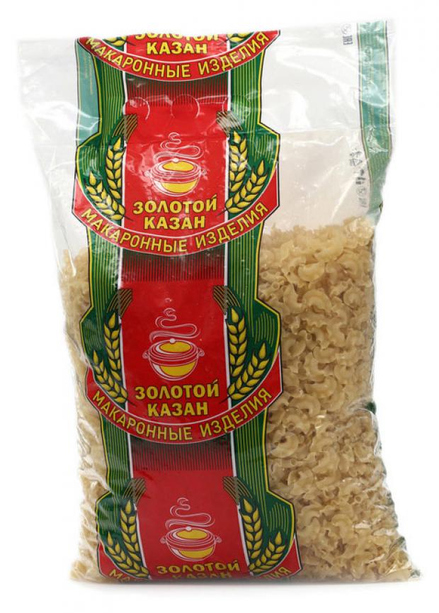 Макаронные изделия Золотой Казан Гребешки, 3 кг