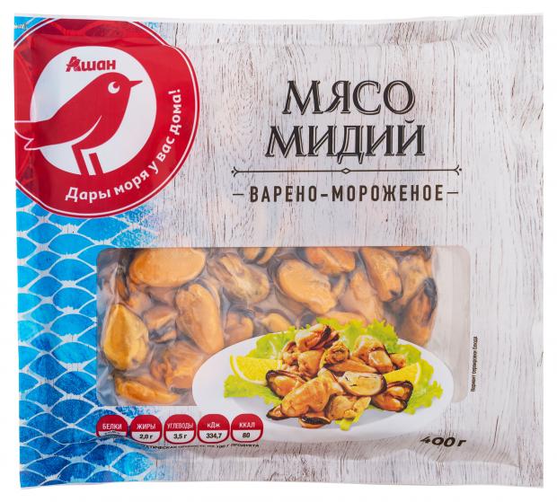 

Мясо мидий АШАН, 400 г