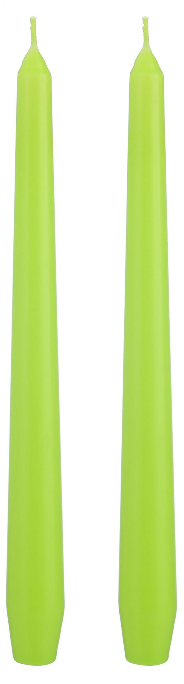 

Свеча Bertek Сlassic стержни конические салатовый 2,1х25 см, 2 шт