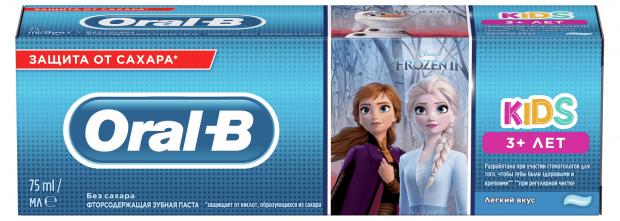 

Зубная паста детская Oral-B Junior Kids Холодное сердце 3+, 75 мл