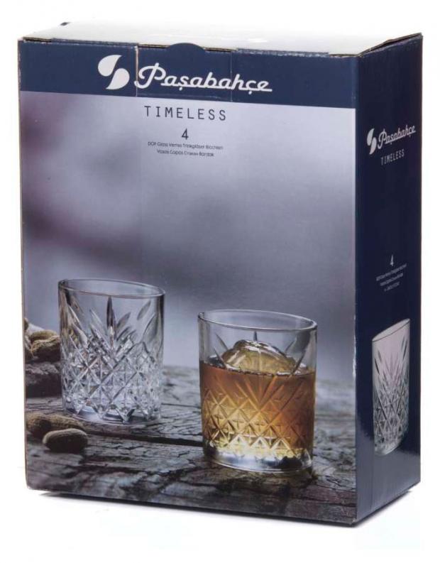 

Набор стаканов для виски Pasabahce Timeless, 4х345 мл
