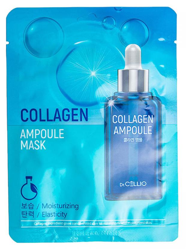 

Ампульная маска для лица Dr. Cellio Ampoule Mask с коллагеном, 25 мл