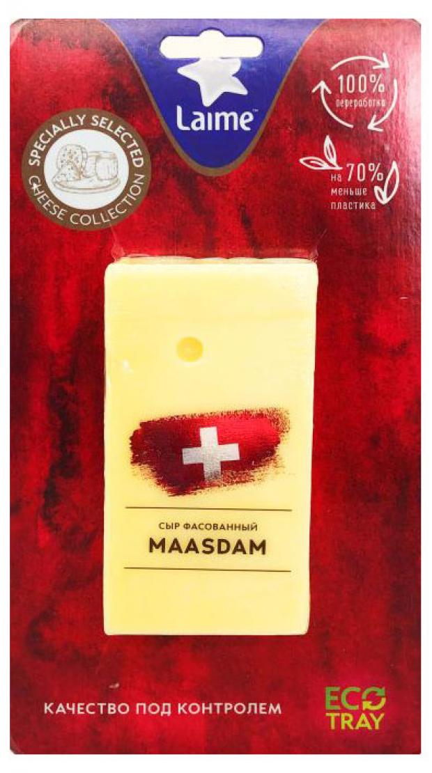 

Сыр Laime Маасдам 45% БЗМЖ, 160 г