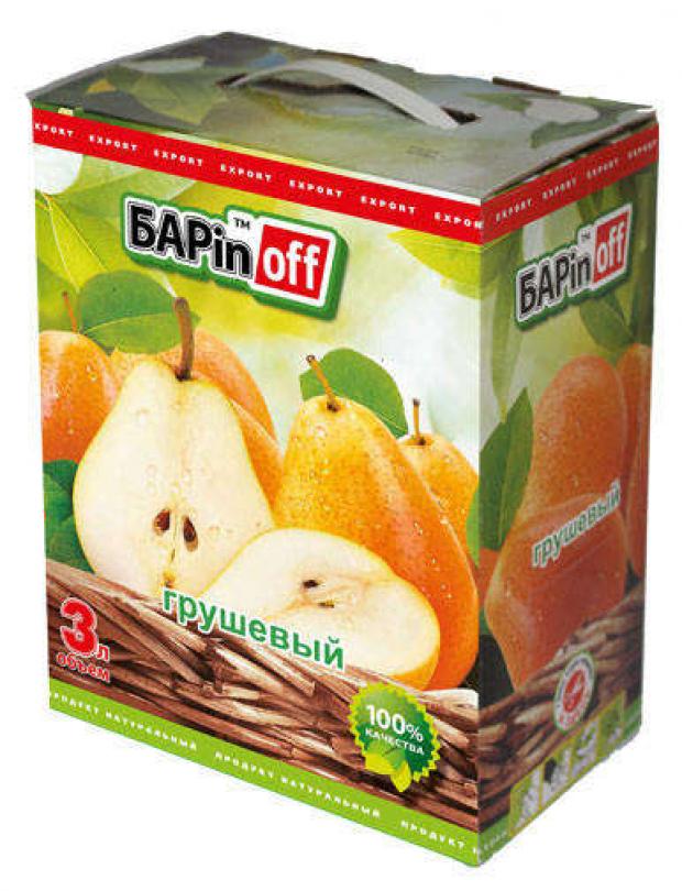 

Напиток грушевый Barinoff сокосодержащий, 3 л