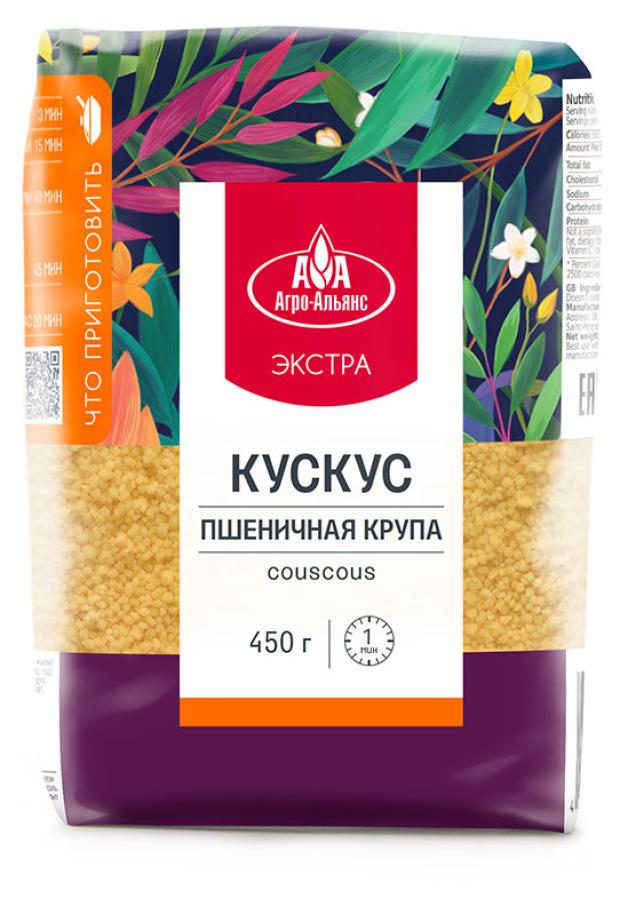 

Крупа пшеничная Агро-Альянс кускус, 450 г
