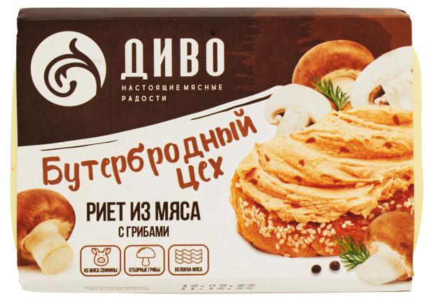 

Риет Диво из мяса с грибами, 150 г