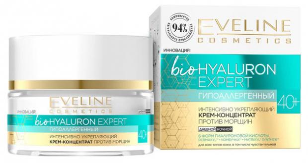 

Укрепляющий крем-концентрат против морщин 40+ biohyaluron expert Eveline, 50 мл