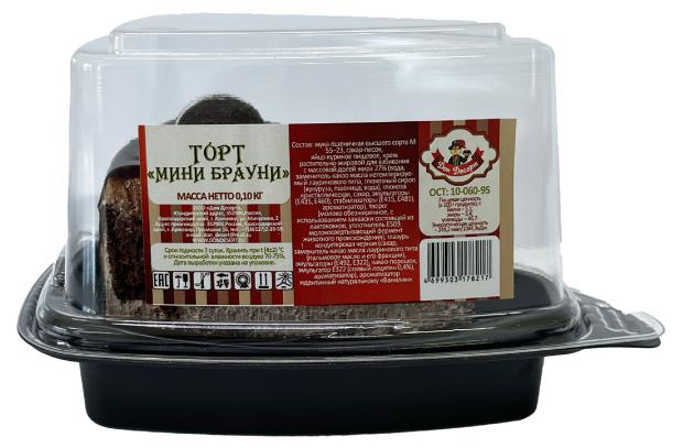 Торт Дон Десерт Брауни мини, 100 г