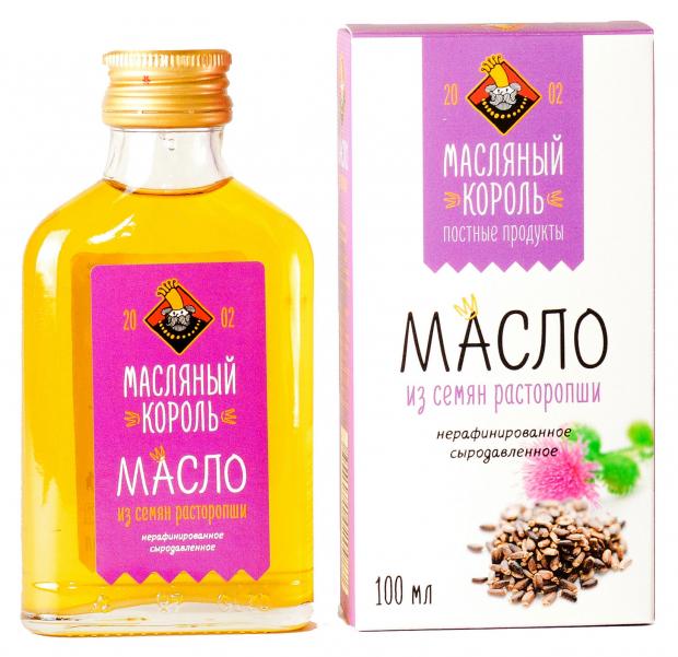 Масло расторопши Масляный король нерафинированное, 100 мл