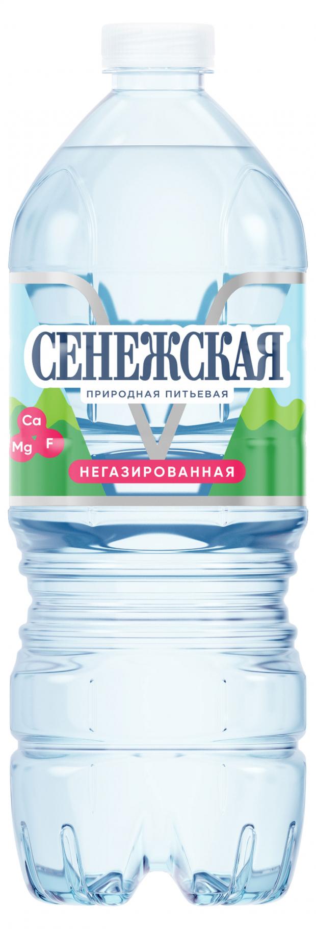 Вода питьевая Сенежская природная негазированная, 1 л