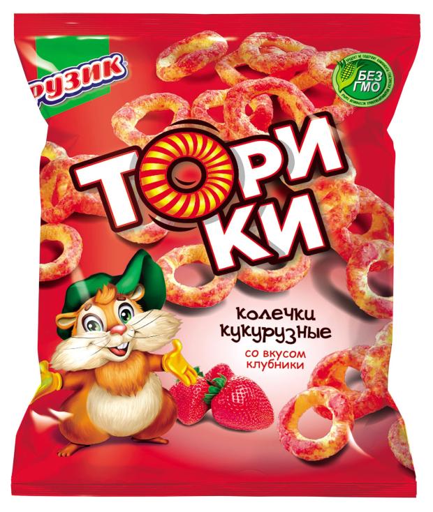 Готовый завтрак РУЗИК Торики вкус клубники, 80 г