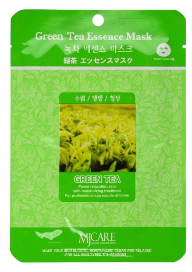 

Маска тканевая для лица Mijin essence mask с зеленым чаем, 23 г