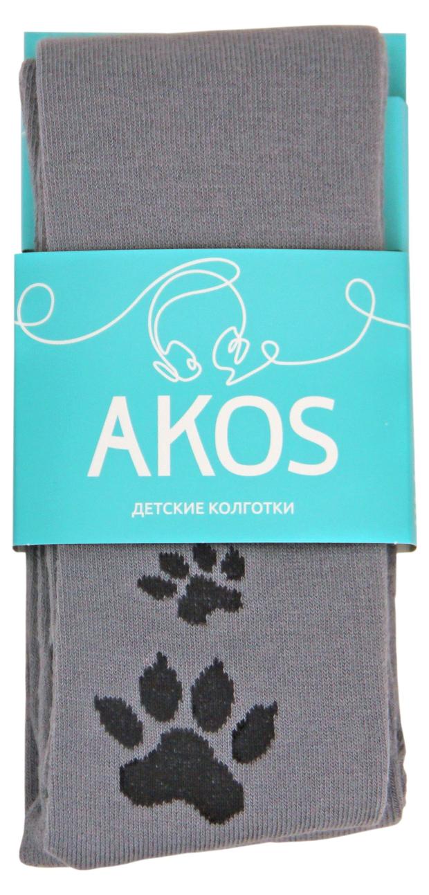 

Колготки детские AKOS серые, размер 98-104