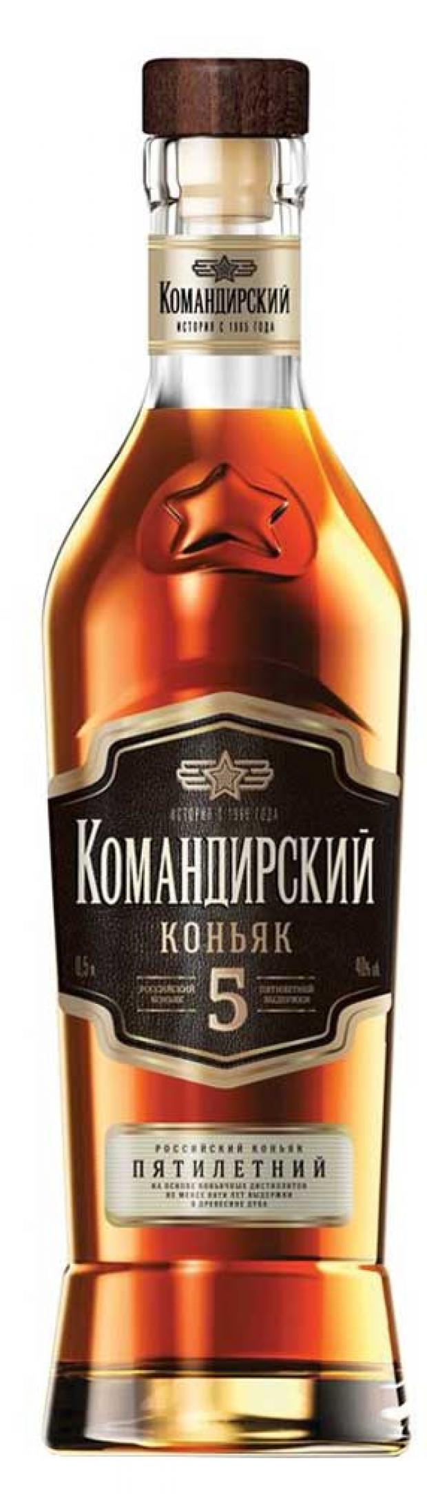 

Коньяк Командирский пятилетний Россия, 0,5 л