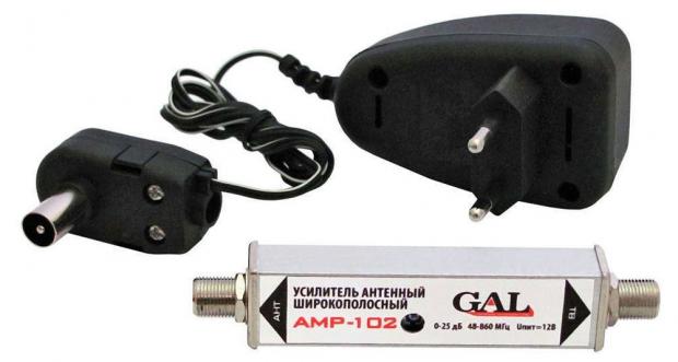 Усилитель ТВ сигнала Gal AMP-102