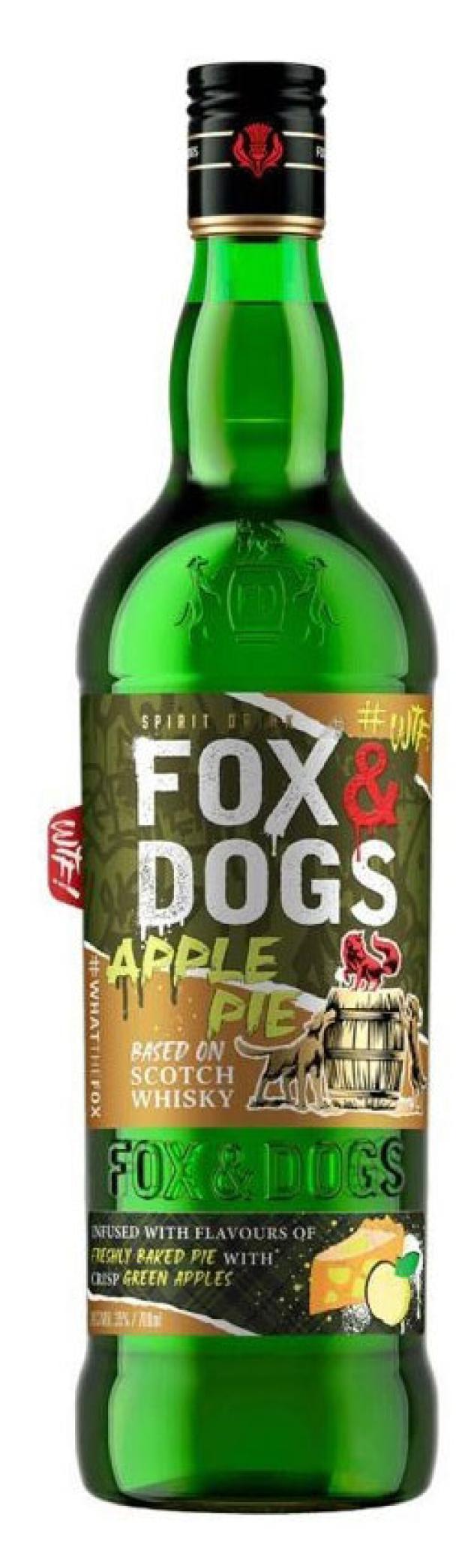 Висковой напиток Fox and Dogs Apple Россия, 0,7 л виски fox and dogs спайсд россия 0 7 л