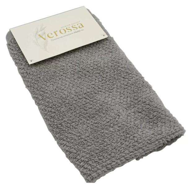 

Полотенце Verossa UNICO махровое серое, 33х50 см