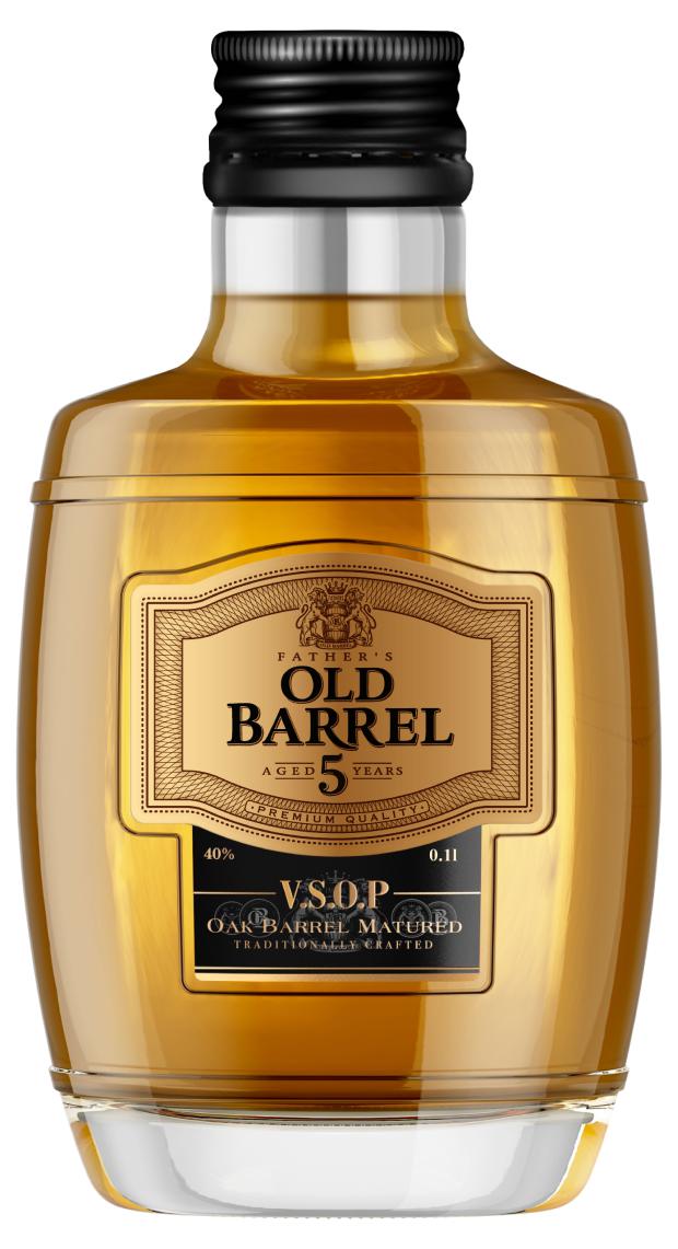 Коньяк Father's Old Barrel VSOP 5 лет Россия, 0,1 л