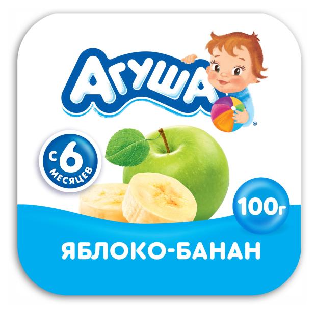 Творог детский Агуша фруктовый яблоко-банан 3,9%, 100 г