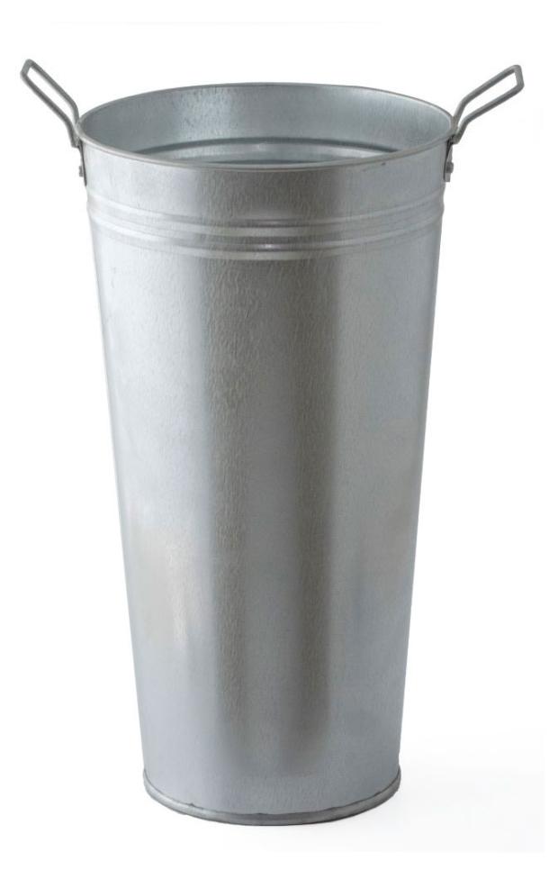 Ваза Азалия Декор с ручками металл D21xH40 см 599₽