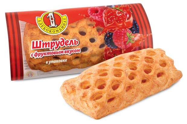 Штрудель с фруктовым вкусом, 70г