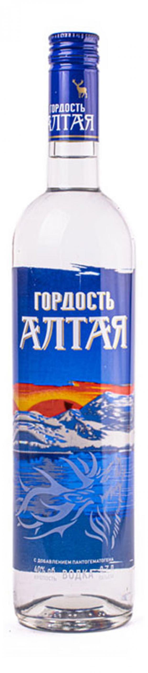 Водка Гордость Алтая Россия, 0,7 л