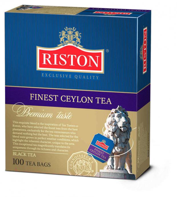 Чай черный Riston Ceylon Tea в пакетиках, 100х1,5 г чай черный golden ceylon vintage black tea heladiv в фильтр пакетах 25 шт х 2 г