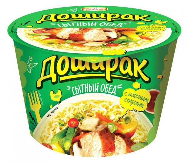 

Лапша «Доширак» Сытный обед с куриным соусом, 110 г