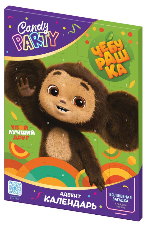 

Календарь сладкий КОНФИТРЕЙД Candy Party Чебурашка, 55 г