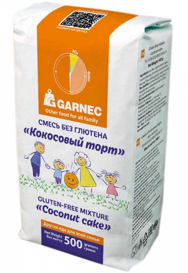 Смесь для выпечки Garnec Кокосовый торт без глютена, 500 г