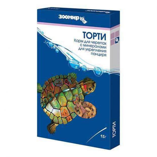 

Корм для черепах «Зоомир» Торти с минералами, 15 г
