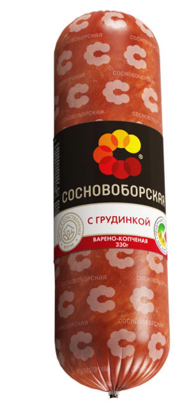 Колбаса Сосновоборская С грудинкой, 330 г