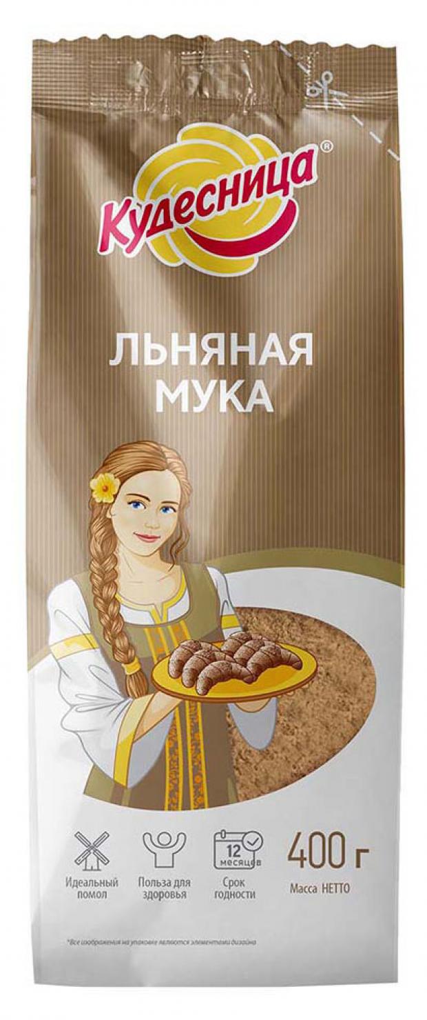 цена Мука Кудесница льнаная, 400 г