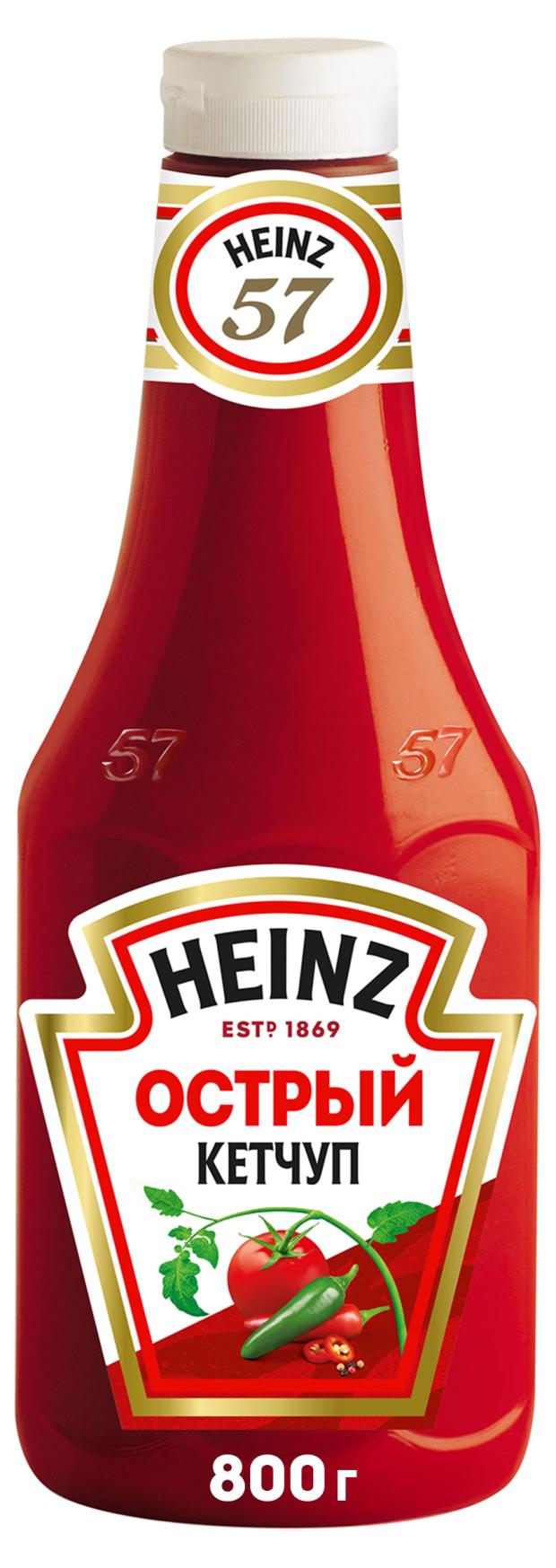 Кетчуп Heinz Острый 800 г 199₽