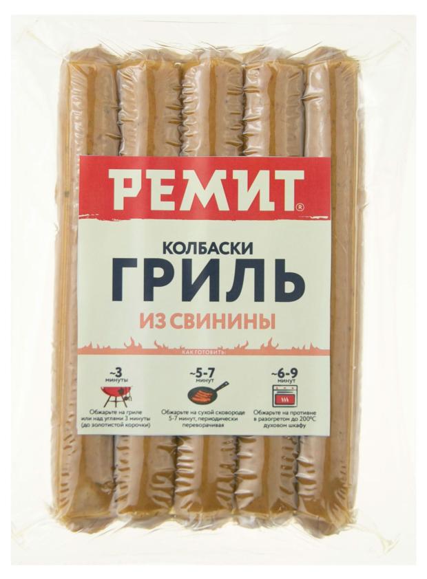 

Колбаски гриль РЕМИТ из свинины, 375 г