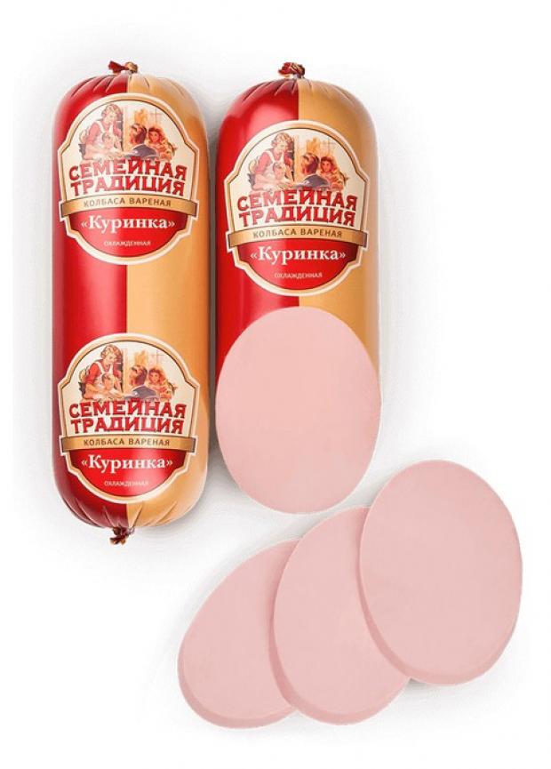 Колбаса вареная Тавр Семейная традиция куриная, 500 г